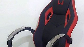 Stepsister Changes Near Her Stepbrother He Ends Up Fucking Her On The Gamer Chair.