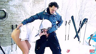 Two Naughty Skiers Make Hot Sex In A Very Cold Place With Nikky Dream