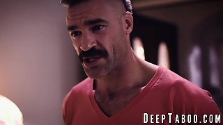 Karla Kush and Alex Coal steamy lesbian play turns into wild cock riding threesome