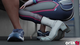 The Rise of a New Popstar - D.va 3D Overwatch Porn Animation