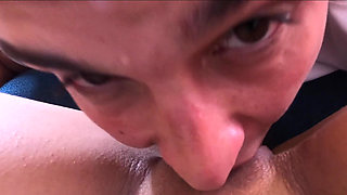 Tina with big natural tits and amateur POV sex