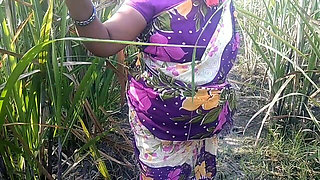 Indian Desi Porn Scene in Sugarcane Garden