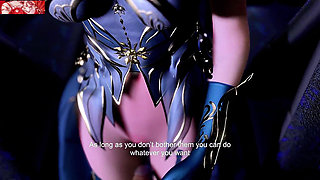 The Pixel Temptress: Big Boobs Awaken - 3D Animation Hentai