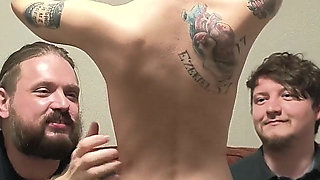 Tiny Vixen Doll Haven Moss Has Her First Threesome with Two Guys