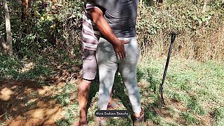 Indian Woman Enjoys Rough Outdoor Fun With Farm Worker - Face Fucked, Anal Sex And Lip Lock Kissing