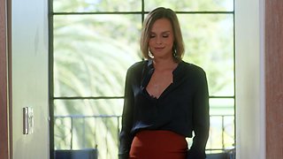 A couple enjoys passionate interracial sex with a stunning cougar, Serenity Cox.