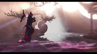 3D cute cosplay naked her hot naturel tits got fucked so hard