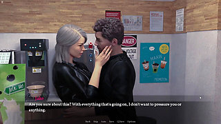 Busty Stepmom Having 69 Sex with Her Stepson in Cafe