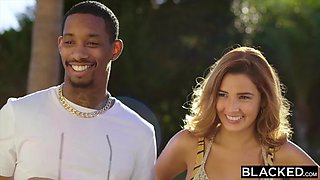 BLACKED Young Euro babe gets stuffed with BBC on vacation
