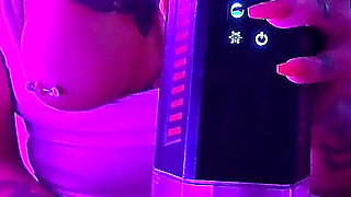 My Girlfriend Uses Cock Sucker Toy on My Big Cock