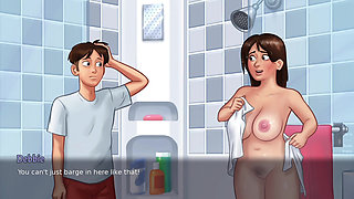 New hot bhabhi make romantic seen in summer time saga