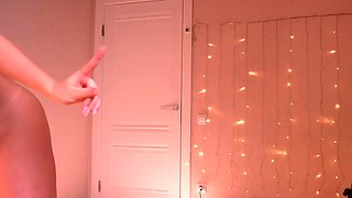 Solo toy masturbation with lonely girl