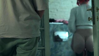 Hotel plow with step mom, creampie inwards perfect tits -