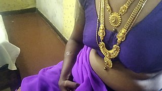 Tamil couple indulges in deep kissing and sensual breast exploration