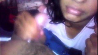 Tiny Dick Blowjob with Cum Swallowing by Amateur Latina