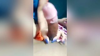 Kajal Bhabhi Sucking And Give Blowjob