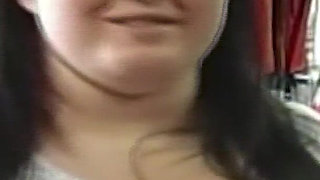 Mature BBW MILF Locked in Stocks for Spanking