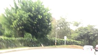 Sexy amateur blonde Eurobabe Alexis Leone public sex