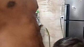 I Get Fucked by a Guy in the Kitchen with His Big Penis Penetrates Me