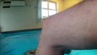 good slut filmed in pool with gopro