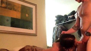 Redhead MILF in Granny Tights Loves Big Viking Cock