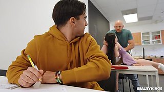 Mandy Muse In In Sneaky College Classroom Anal