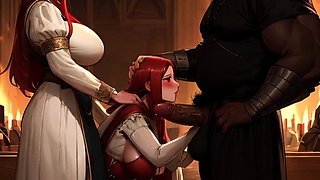 Big Ass MILFs in Renaissance Festival Clothes Get Fucked by Muslim Warriors