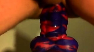Anal Fun with Flint the Bad Dragon Amateur Gay Fisting Vide