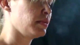 8 1/2 Months Pregnant Girlfriend Satisfies Boyfriends Smoking Fetish
