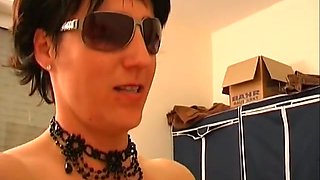 Brunette German Milf In Her House Gets Her Eager Pussy Pounded Before Being Filled With Warm Cum