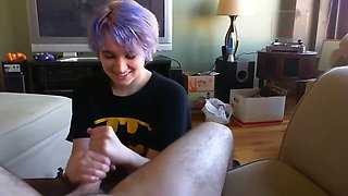 18yr old emo teen swallowing cum