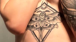 Brunette amateur teen masturbate to her boyfriend