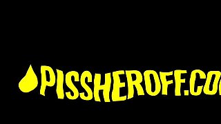 HUGE BOOBS Latina Drenched In Hot Piss