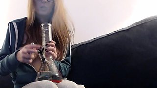 smoking boobs out