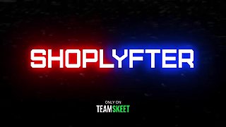 Stella Sedona, Mechi Medina And River Lynn - Naughty Young Slut Lets The Security Guard Stretch Her Teen 18+ Pussy And Creampies Her To Avoid Fine