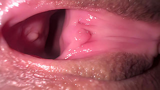 Comparison of cock sensations inside real and doll pussy and then mouths .