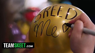 Line up and get your seed ready! a breeding fest is not over until her vulva is running in rivulets