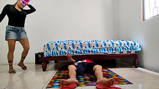 Sex with the Bed Mechanic!! I Made Him Fall in Love and Gave a Blowjob to His Big Penis. Then I Fucked Him Like His Whore