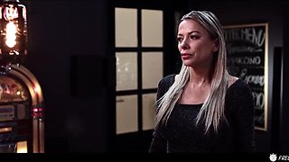 Blond COUGAR Frozen In Time - Hostess With THICK Hooters Freeze Porno