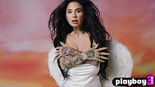 Big tits Joanna Angel on wings of lust