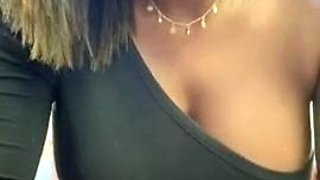 Amateur striptease and Solo masturbation