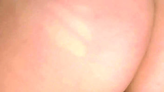 MILF with Huge Tits Fucks Ans Stretching Her Big Ass on a Dildo in the Bathroom