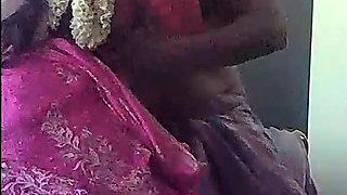 Cheating Desi Aunty in Pink Saree Fucking with Her Neighbour Stepfather