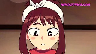 Uncensored Hentai Facial Cum and Cock Riding