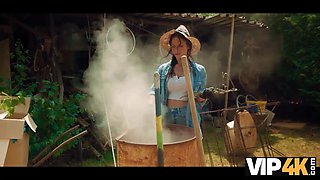 Vip4k. sweat-soaked sex in the countryside