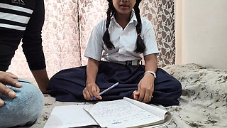 Indian virgin school girl fucked her tusion sir for the first time