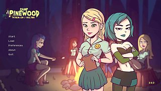 Welcome to Camp Pinewood with hot anime cougars and plenty of action