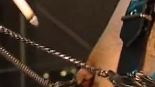 Humiliating penis bondage