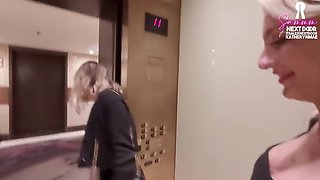 Kathryn Mae And Sammm Next Door In My Best Friend Kathryn And I Share My Husbands Cock In Vegas Hotel Threesome