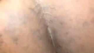 Ebony Teen Back Shot with BBC